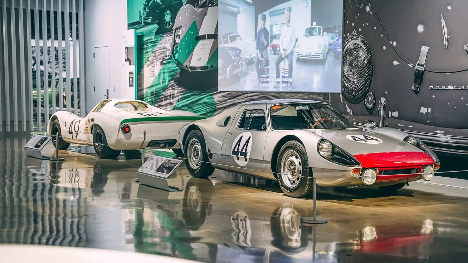 Porsche exhibit at the Petersen Automotive Museum in LA